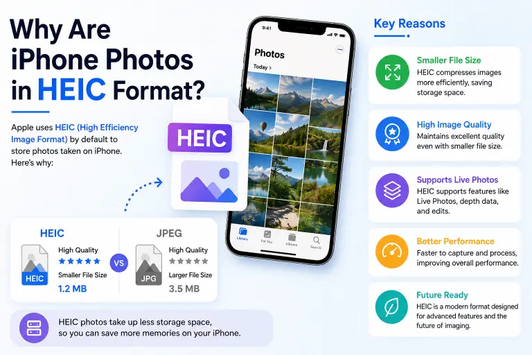 Why Are iPhone Photos in HEIC Format? (Full Explanation for Everyday Users)